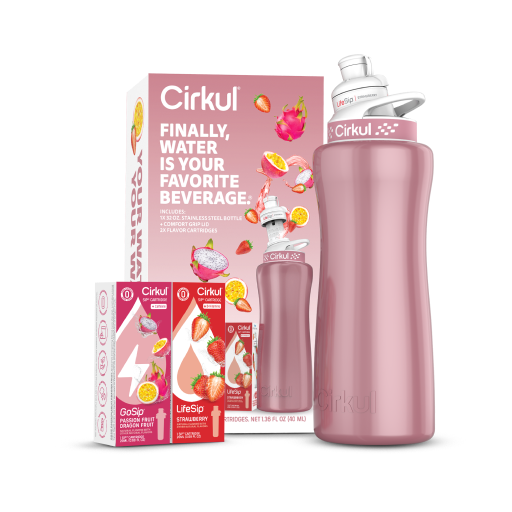 32oz. Rose Gold Stainless Steel Bottle Starter Kit C0